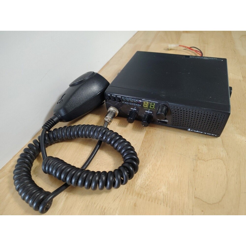 Cobra (18 WX ST II) - CB Radio w/NOAA Weather & SoundTracker, AM, 40ch W/Microph